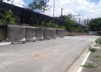 Obra chegou na pistinha de atletismo da associação