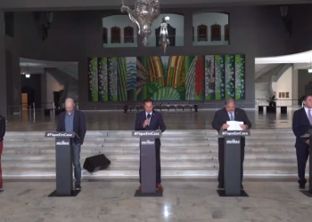Coletiva aconteceu no Palácio dos Bandeirantes