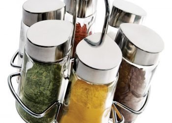 Porta Temperos 6 peças - Euro Home