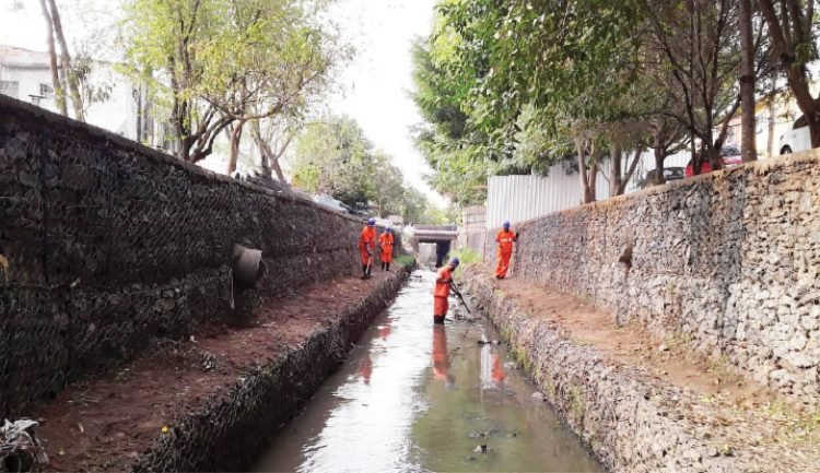 Ações de manutenção limpam córregos, praças e várias ruas