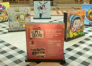 Exposição fica até o dia 4 de outubro no Shopping Anália Franco