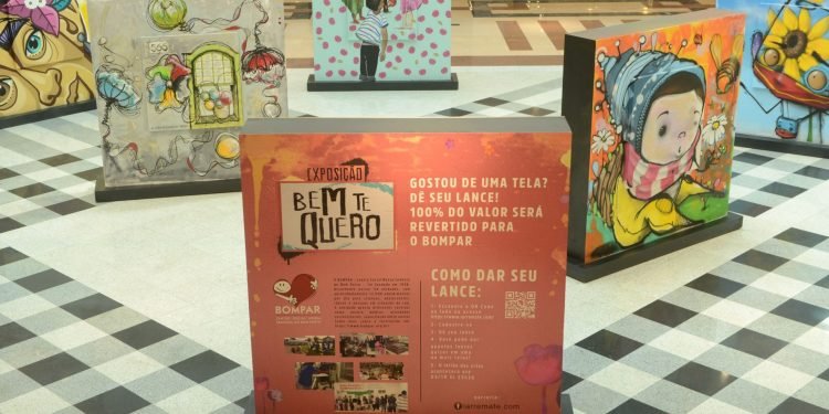 Exposição fica até o dia 4 de outubro no Shopping Anália Franco
