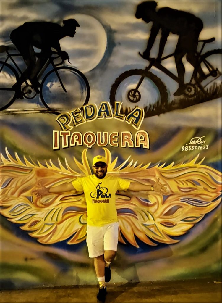 Sérgio, presidente-fundador do Pedala Itaquera  