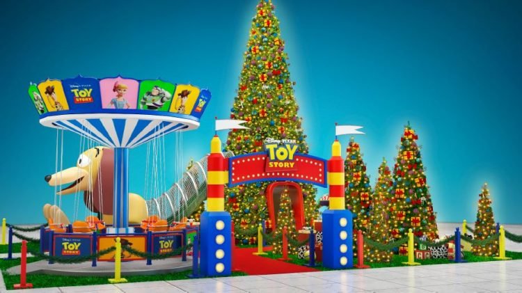 Shopping Itaquera recebe decoração Toy Story no Natal