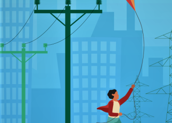 Nunca solte pipas perto da rede elétrica