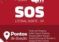 Shoppings se unem para ajudar Litoral Norte
