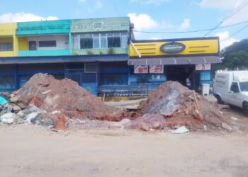 Obra da Sabesp inacabada causa transtornos na Cidade Tiradentes