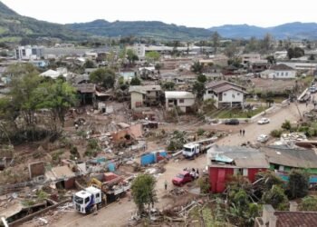Foto do Grupo de Apoio a Desastres (Gade) do Vale do Taquari 