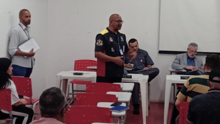 O presidente Odair Bento do Nascimento