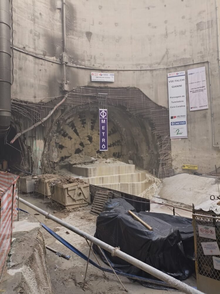 Tatuzão conclui primeira fase da expansão da Linha 2-Verde do Metrô