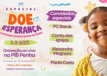 Missões Mundiais grava especial Doe Esperança 2025 em São Paulo com shows gratuitos e mobilização pela infância global