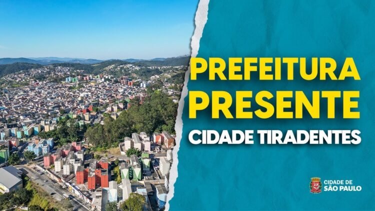 Prefeitura Presente impulsiona transformação urbana em Cidade Tiradentes Mais de R$ 600 milhões em investimentos abrangem moradia, mobilidade, meio ambiente e lazer