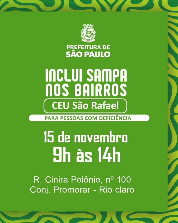 Mutirão de inclusão em São Mateus