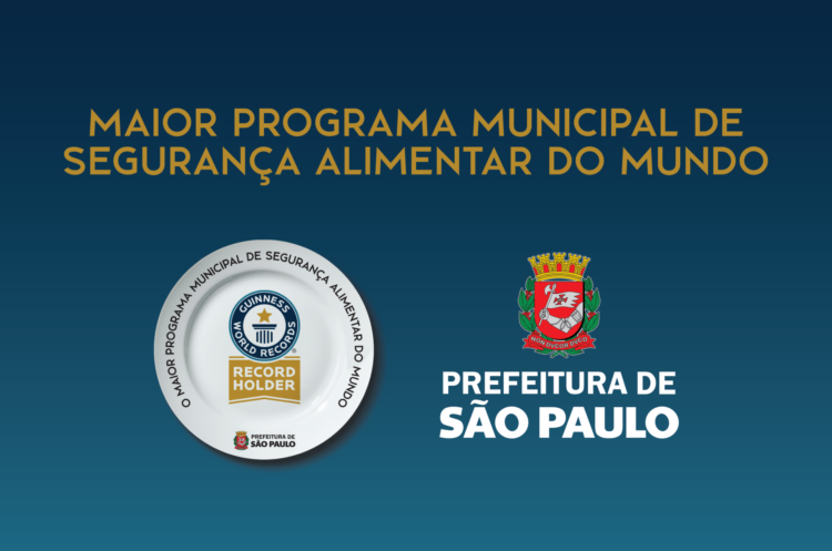 A Prefeitura SP recebeu o título do GUINNESS WORLD RECORDS™