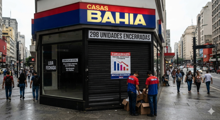 O fechamento de 298 lojas das Casas Bahia e o alerta para o varejo brasileiro