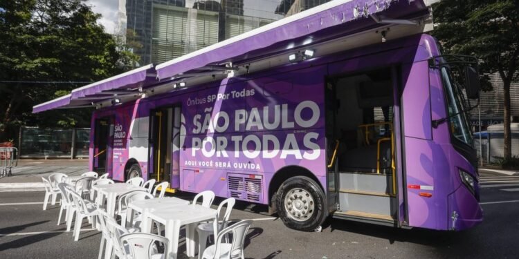 Ônibus SP Por Todas chega nesta terça-feira (27) a Batatais com atendimento gratuito e orientação sobre direitos das mulheres